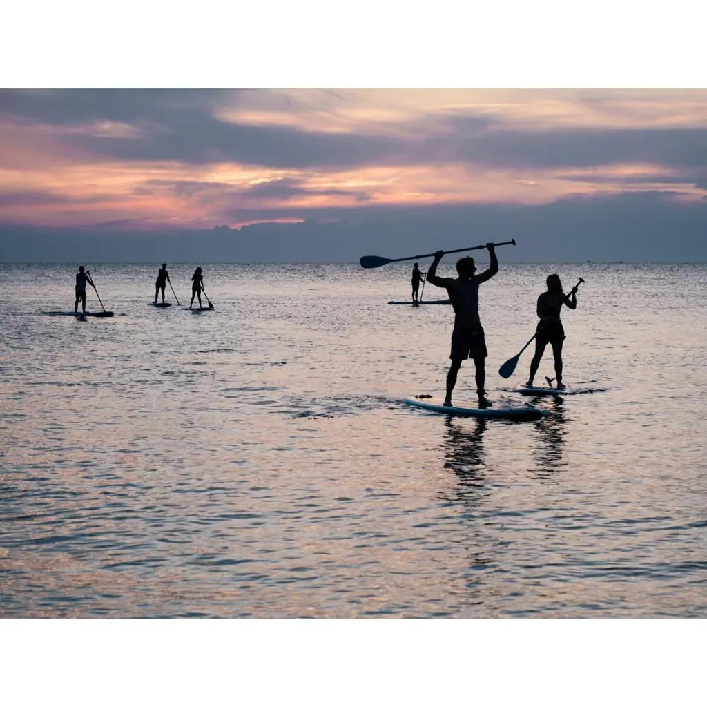 Pacific aufblasbares SUP Board - 285 cm - 6-teiliges Set - Blau/Schwarz