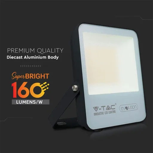 VT-4961 LED-Flutlichtstrahler - 50 W - 8000 Lm - 4000 K - schwarz