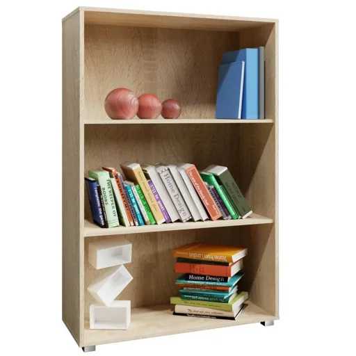 Bücherregal "Vela" Eiche - 3 Fachböden