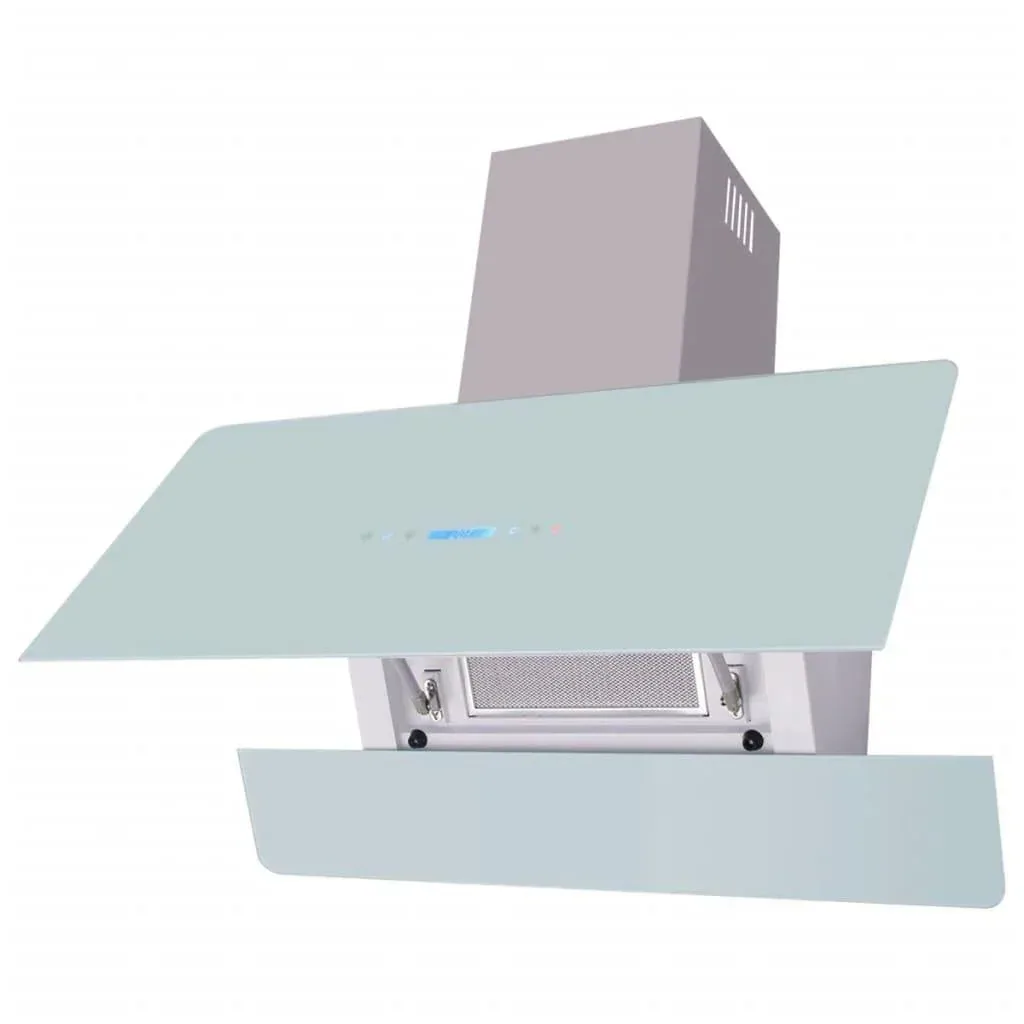Dunstabzugshaube mit Touchscreen weiß 900 mm