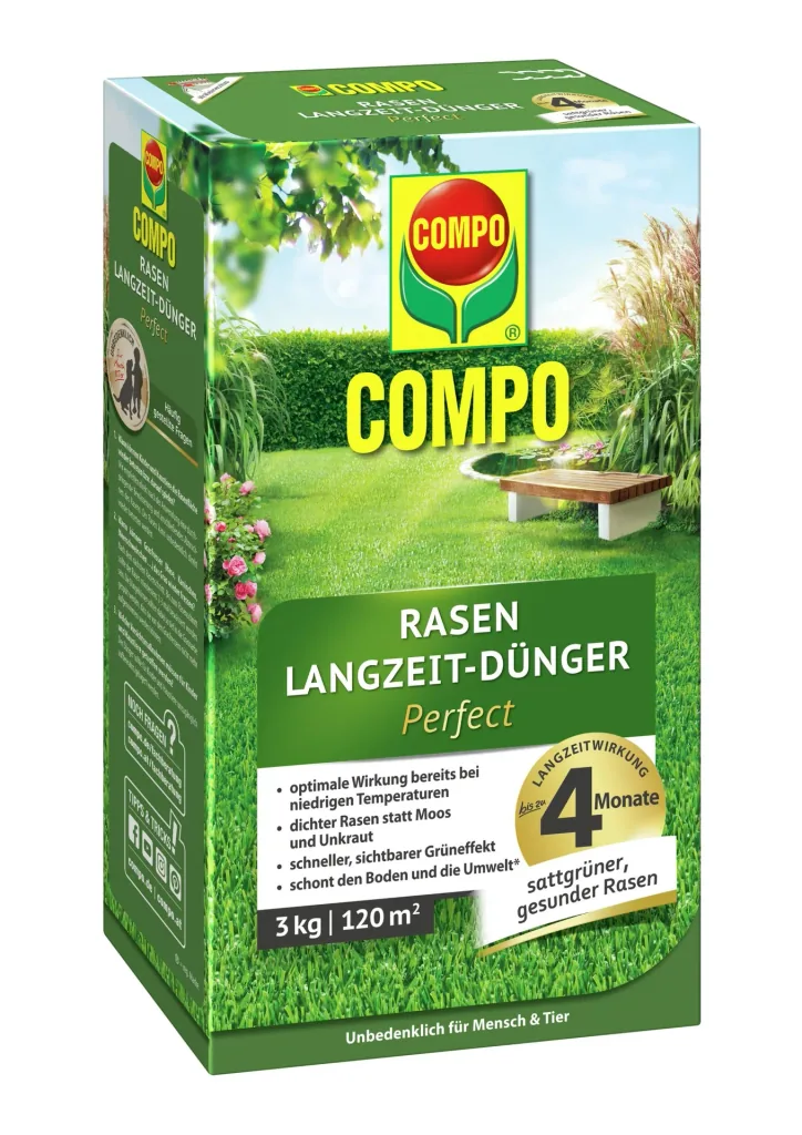 Rasen Langzeit-Dünger Perfect 3 kg für 120 m²
