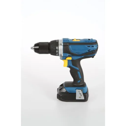 MAXXSERIES LIMITED EDITION 18V LI-ION / 2.0 AH ACCU / FASTHER 20 + 2 Drehmomentstufen / 40 NM 13 MM Metallbohrkopf