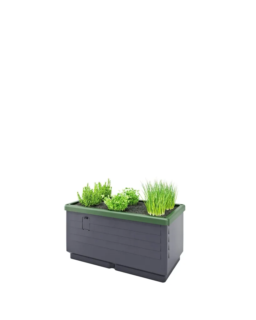 Pflanzbox "City Jungle" mit Rankgitter