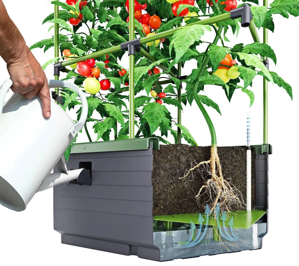 Pflanzbox "City Jungle" mit Rankgitter