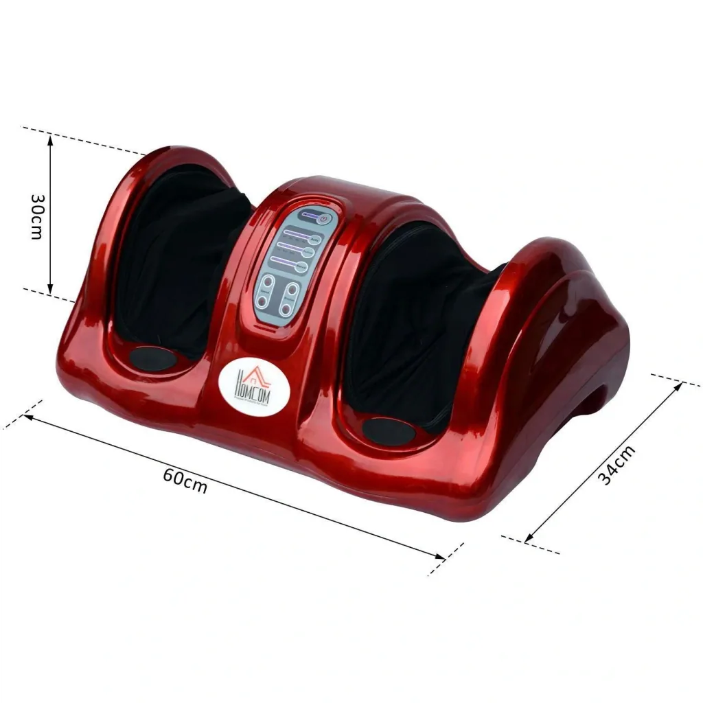 Fußmassagegerät Reflexzonenmassage mit Fernbedienung Rot