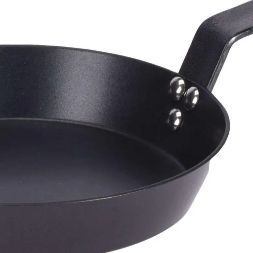 Bratpfanne - Paella-Pfanne - 24 cm - Schwarz