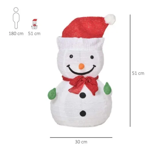 Weihnachten Schneemann Weihnachtsdekoration mit LED-Lichter