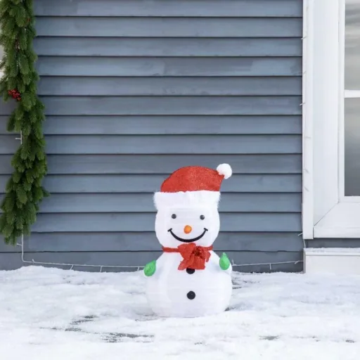 Weihnachten Schneemann Weihnachtsdekoration mit LED-Lichter