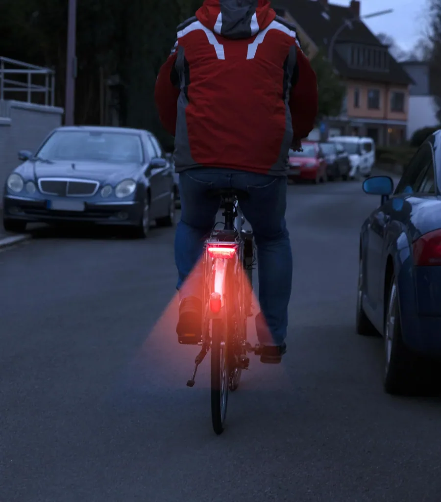 E-Bike Gepäckträger-Rücklicht "Helios E-Brake" - mit Bremslichtfunktion