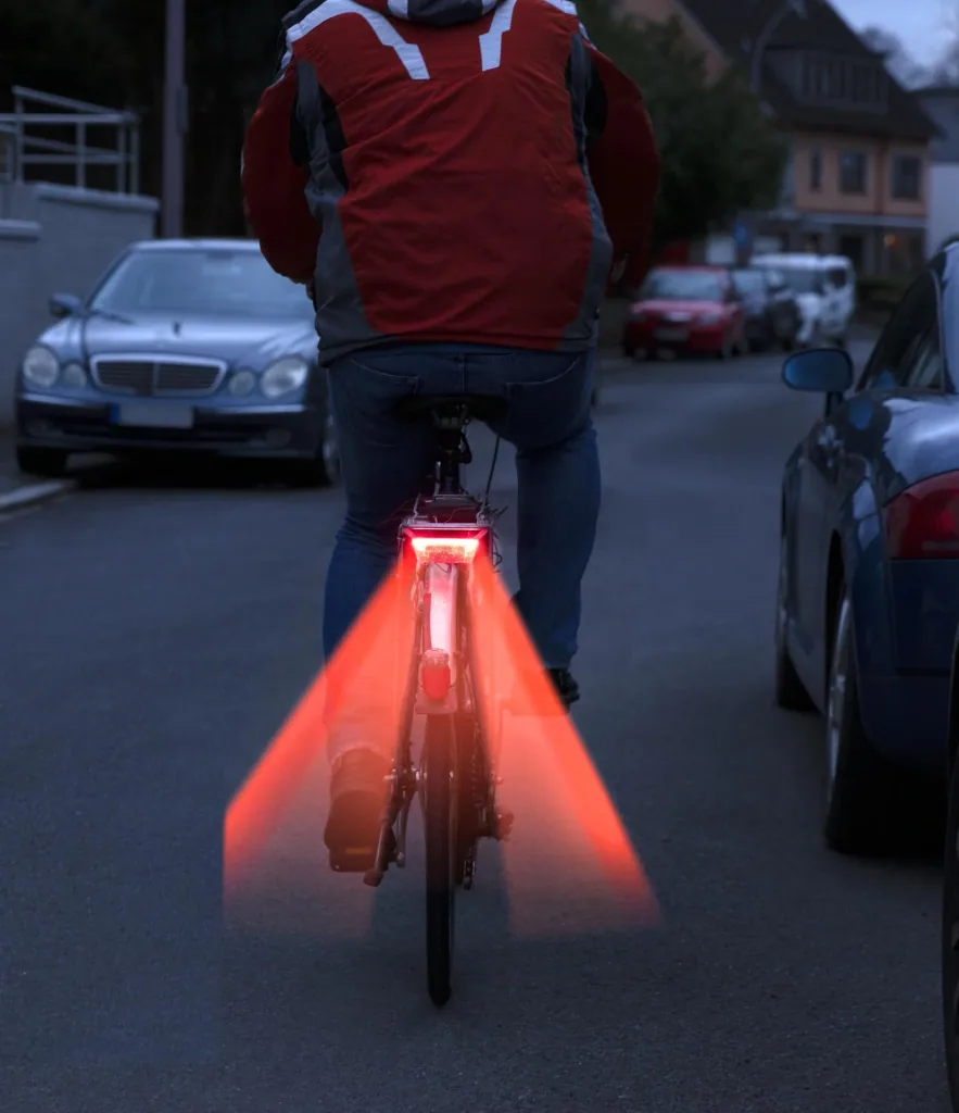E-Bike Gepäckträger-Rücklicht "Helios E-Brake" - mit Bremslichtfunktion