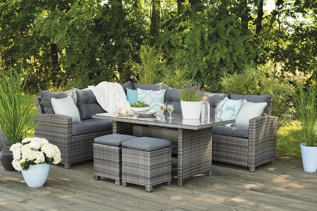 Gartenmöbel-Lounge-Set "Tessin" - 5-teilig  