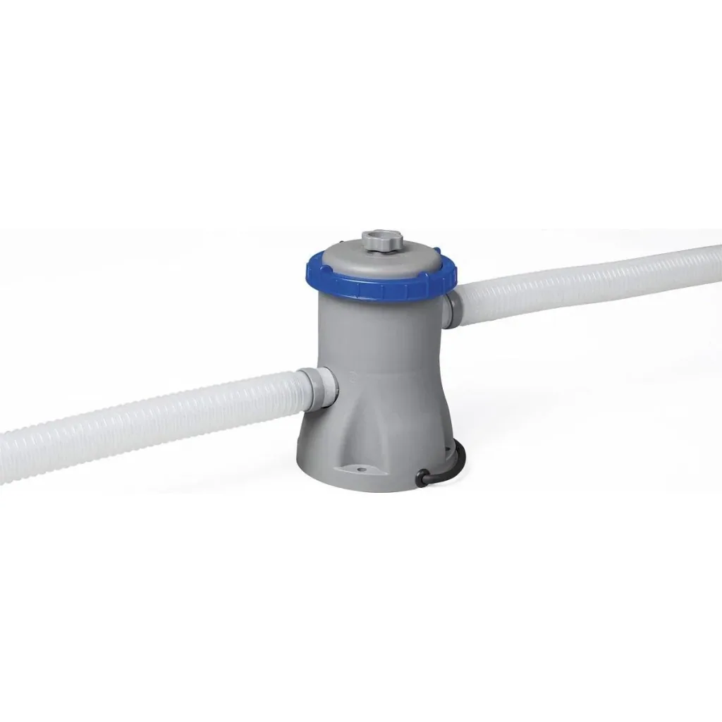 Schwimmbad mit Filterpumpe - Ø366cm - 6473 L - Filterpumpe: 1,2 m³/h