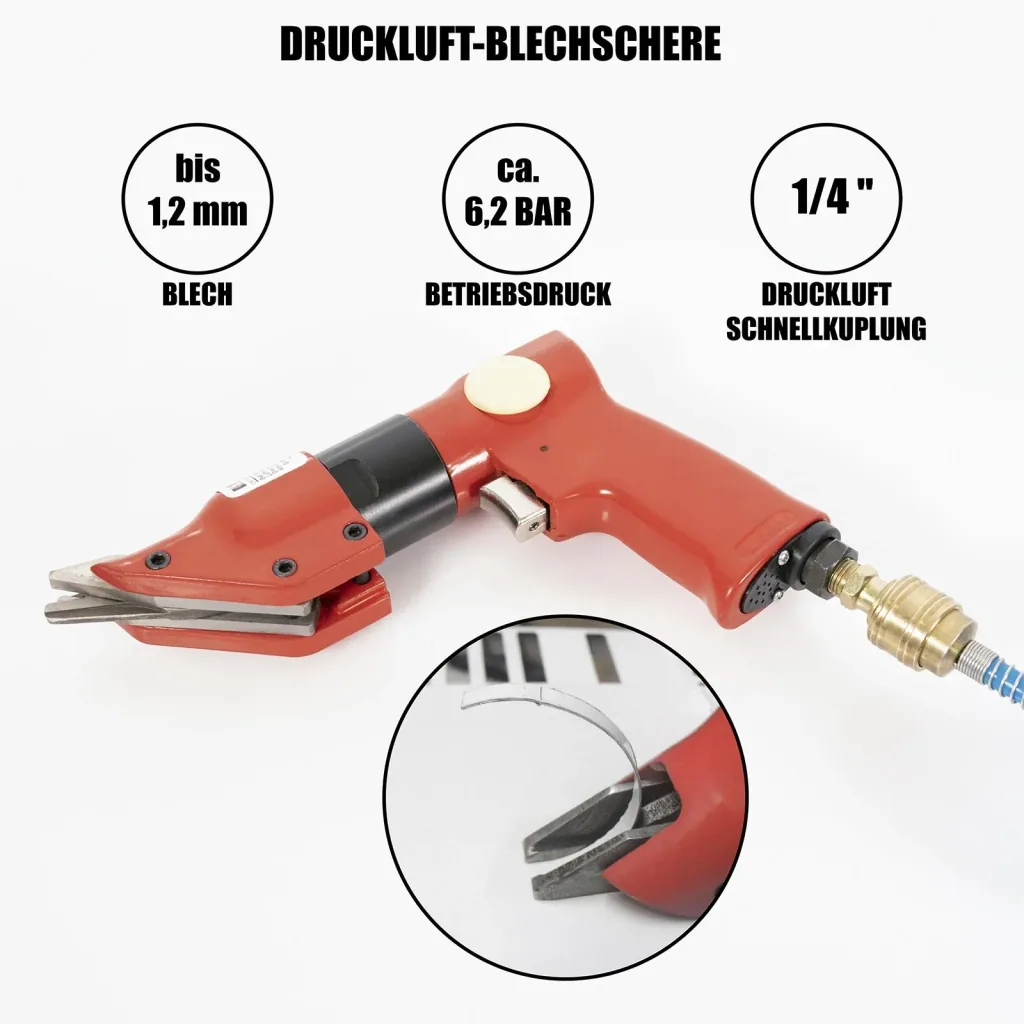 Druckluft-Blechschere