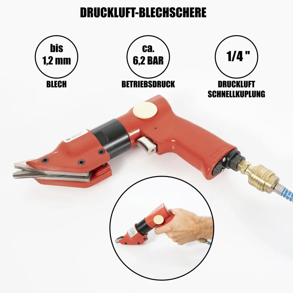 Druckluft-Blechschere