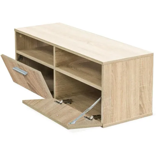 TV-Schrank 95x35x36 cm Spanplatte Eiche Farbe