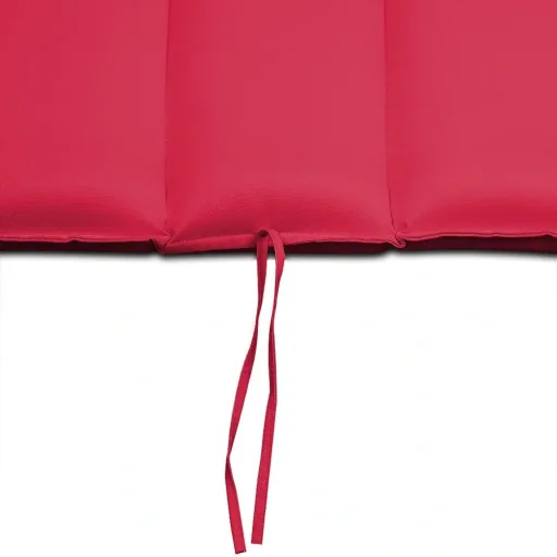 Gartenkissen - Für Liege - Mit abnehmbarem Kissen - Rot - 117x58x7cm