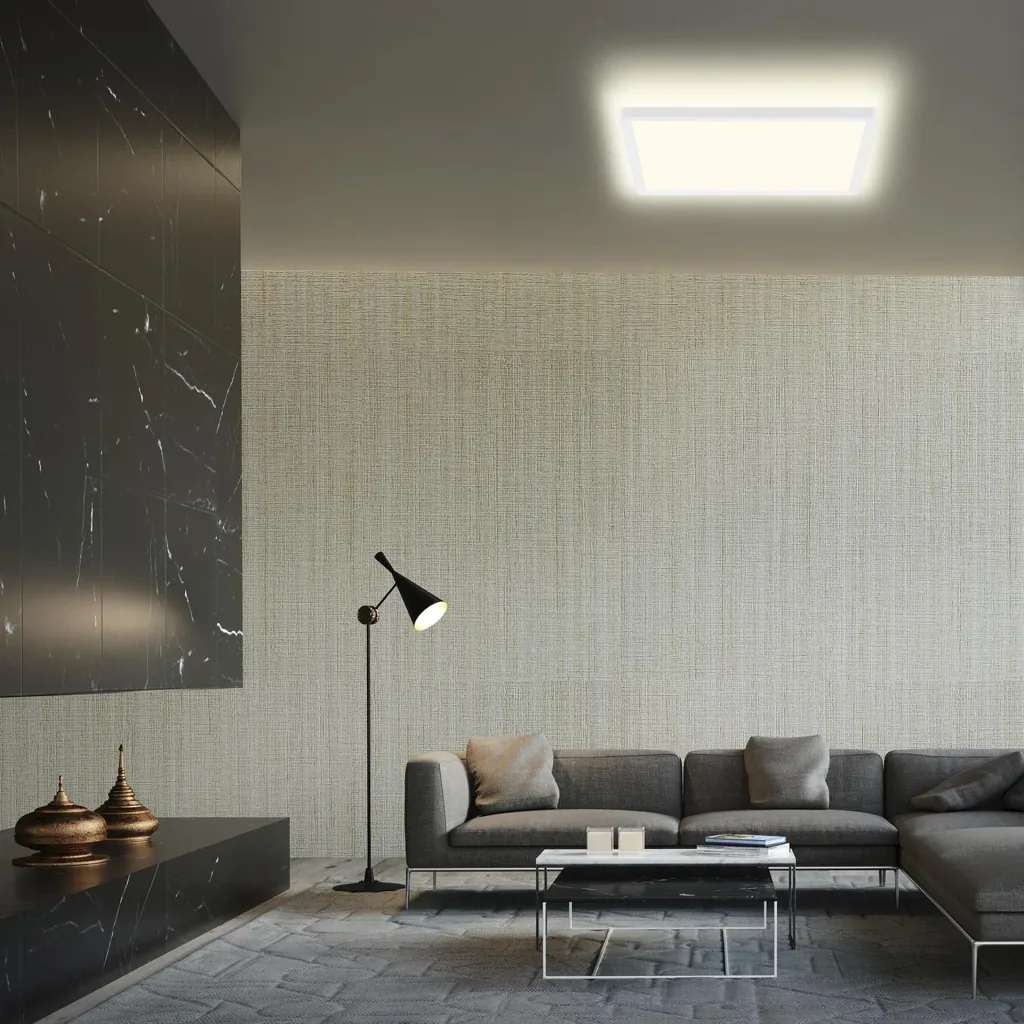 Ultraflaches LED Panel, viereckig, 42 cm, 3000 Lumen, 22 Watt, weiß