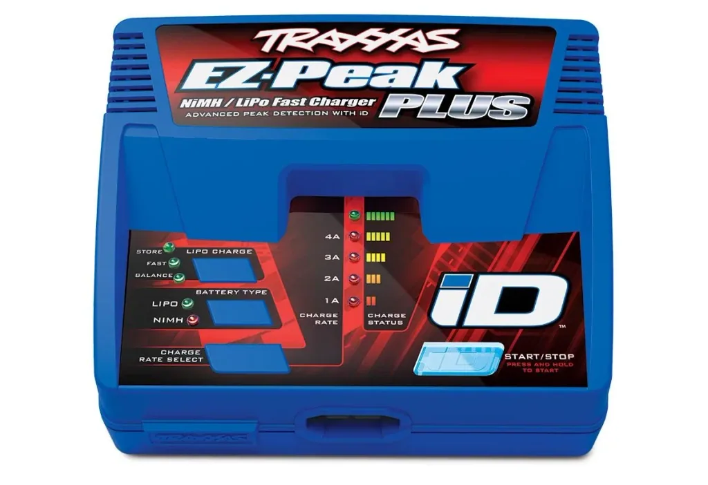 EZ-Peak Plus 4-Amp NiMH/2-3S Lipo Schnell-Lader TRAXXAS EU-Version (mit iD Akku-Erkennung)