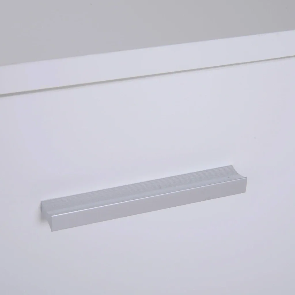 Kommode Standschrank Sideboard Schubladenkommode Beistellschrank verstellbar Fach mit 2 Schubladen Weiß 71 x 35 x 76 cm