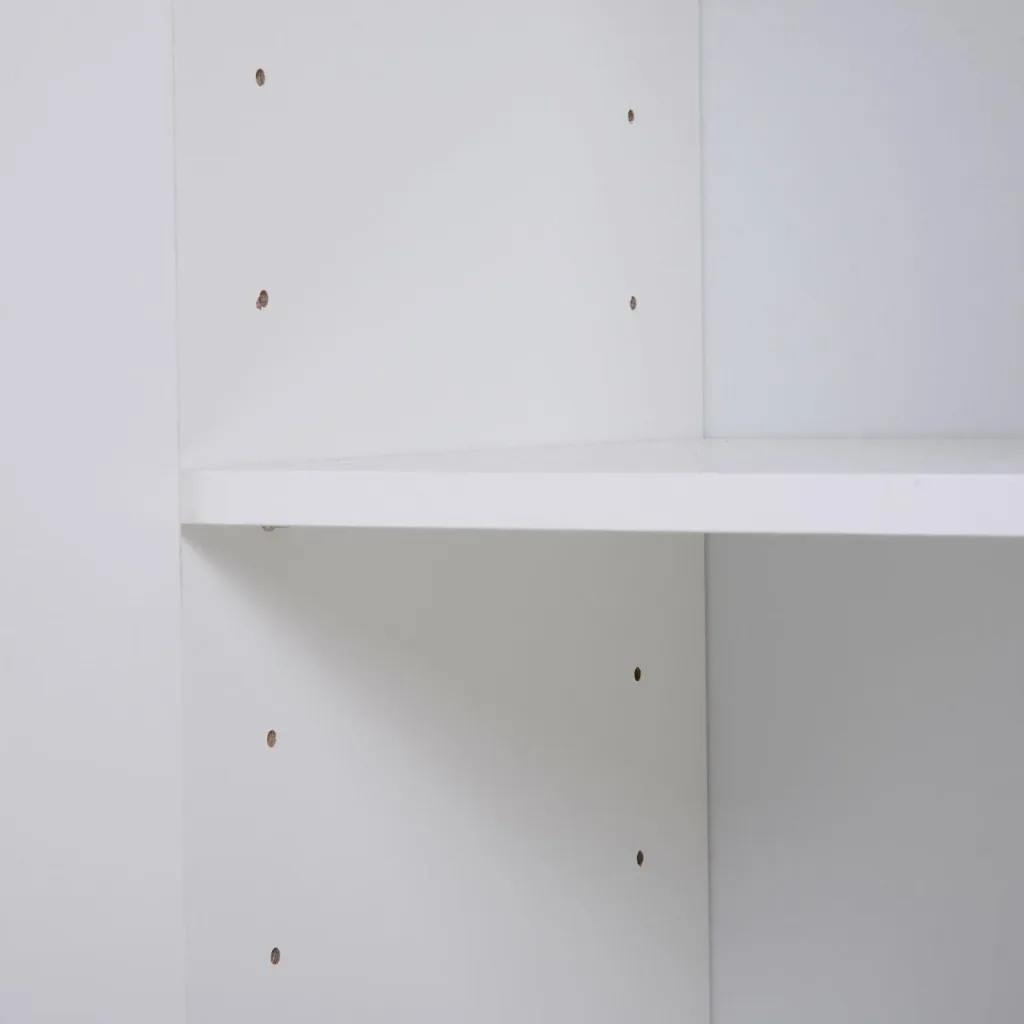 Kommode Standschrank Sideboard Schubladenkommode Beistellschrank verstellbar Fach mit 2 Schubladen Weiß 71 x 35 x 76 cm