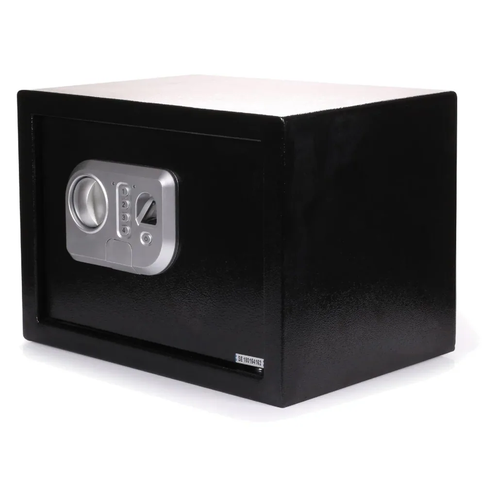 Tresor mit Zahlencode und Fingerabdrucksensor