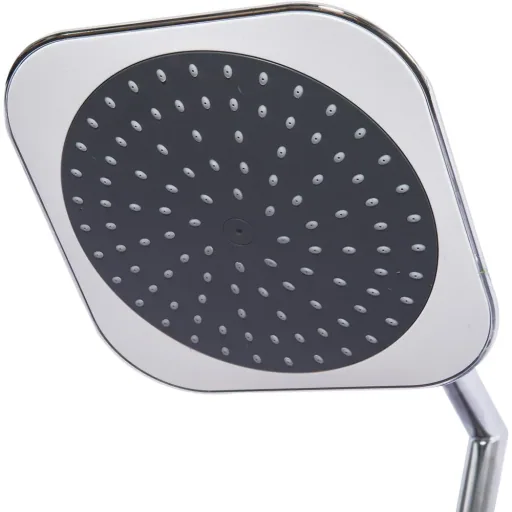 Regendusche Duschsystem Handbrause 5 Duschmodi Eckig Silber