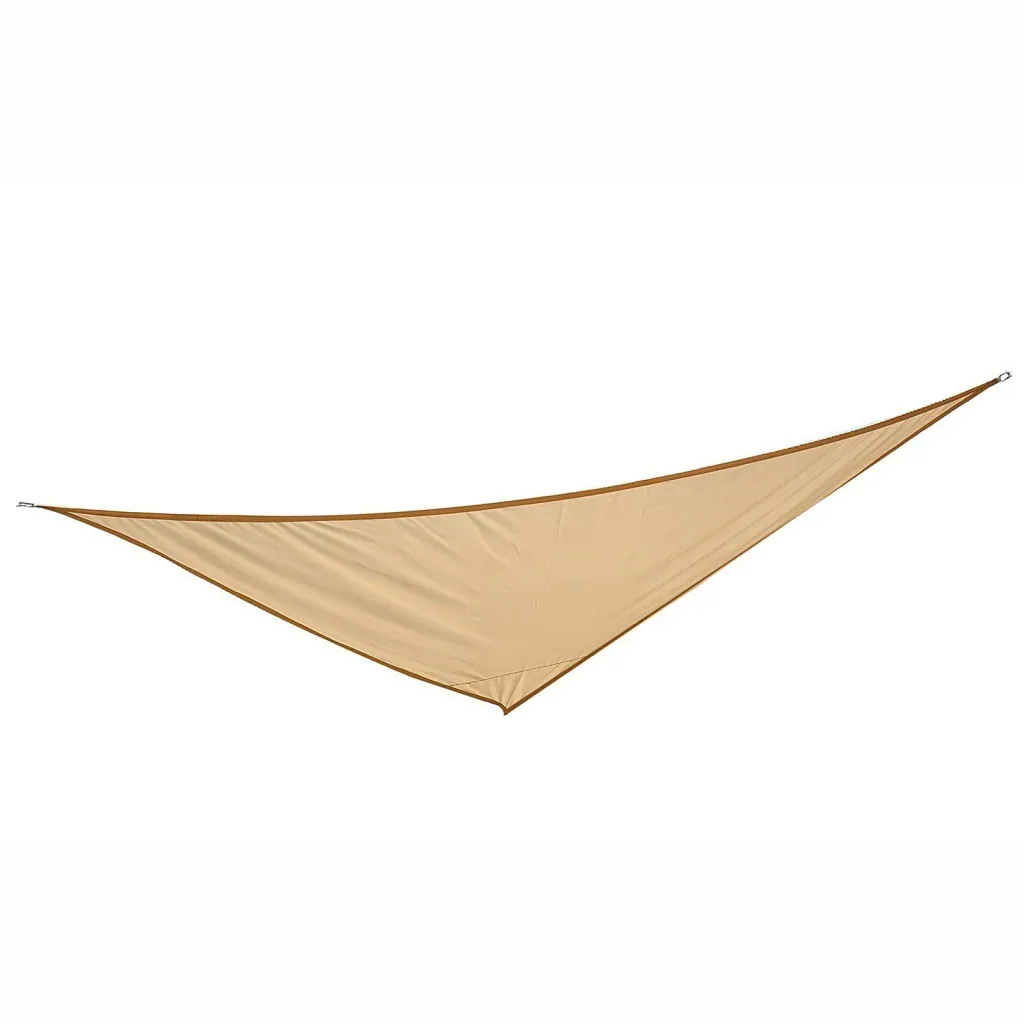 Sonnensegel (Sand 4x4x4m) Dreieck Polyester - wasserabweisend
