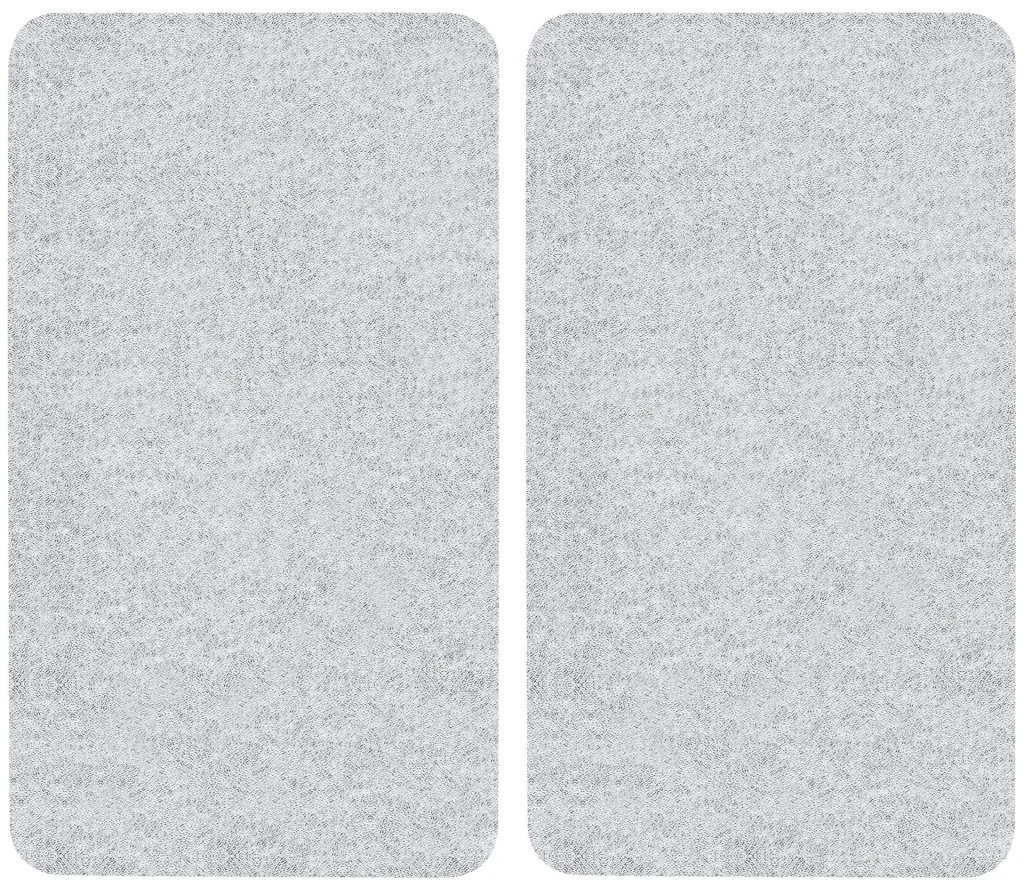 3 in 1 Herd-Abdeckplatten, Schneidbretter, Arbeitsplatten, Glas, transparent, je 52 x 30 cm