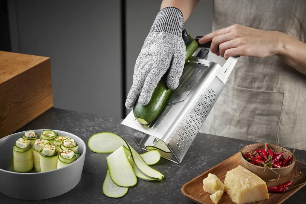 Vierkantreibe V-CUT mit 3-fach verstellbarem Hobel, Edelstahl