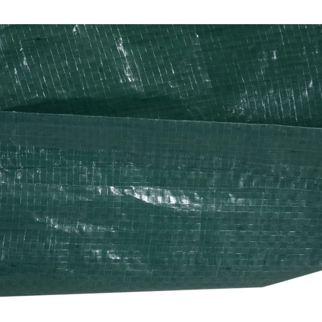 Abdeckplane Schutzhülle Gartenmöbel Abdeckhaube Wasserdicht UV-Schutz Rechteckig PE Grün 235 x 190 x 90 cm