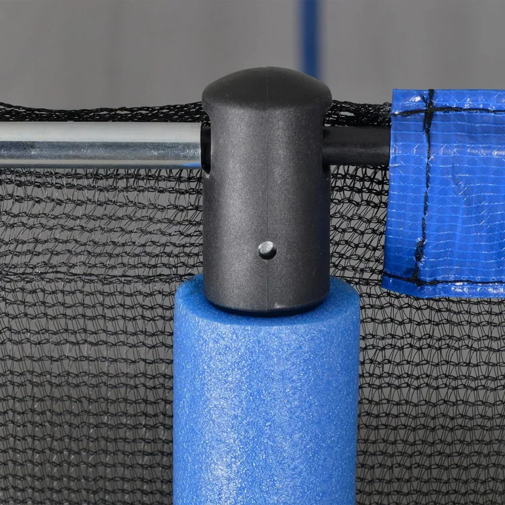 Trampolin mit Sicherheitsnetz blau, schwarz