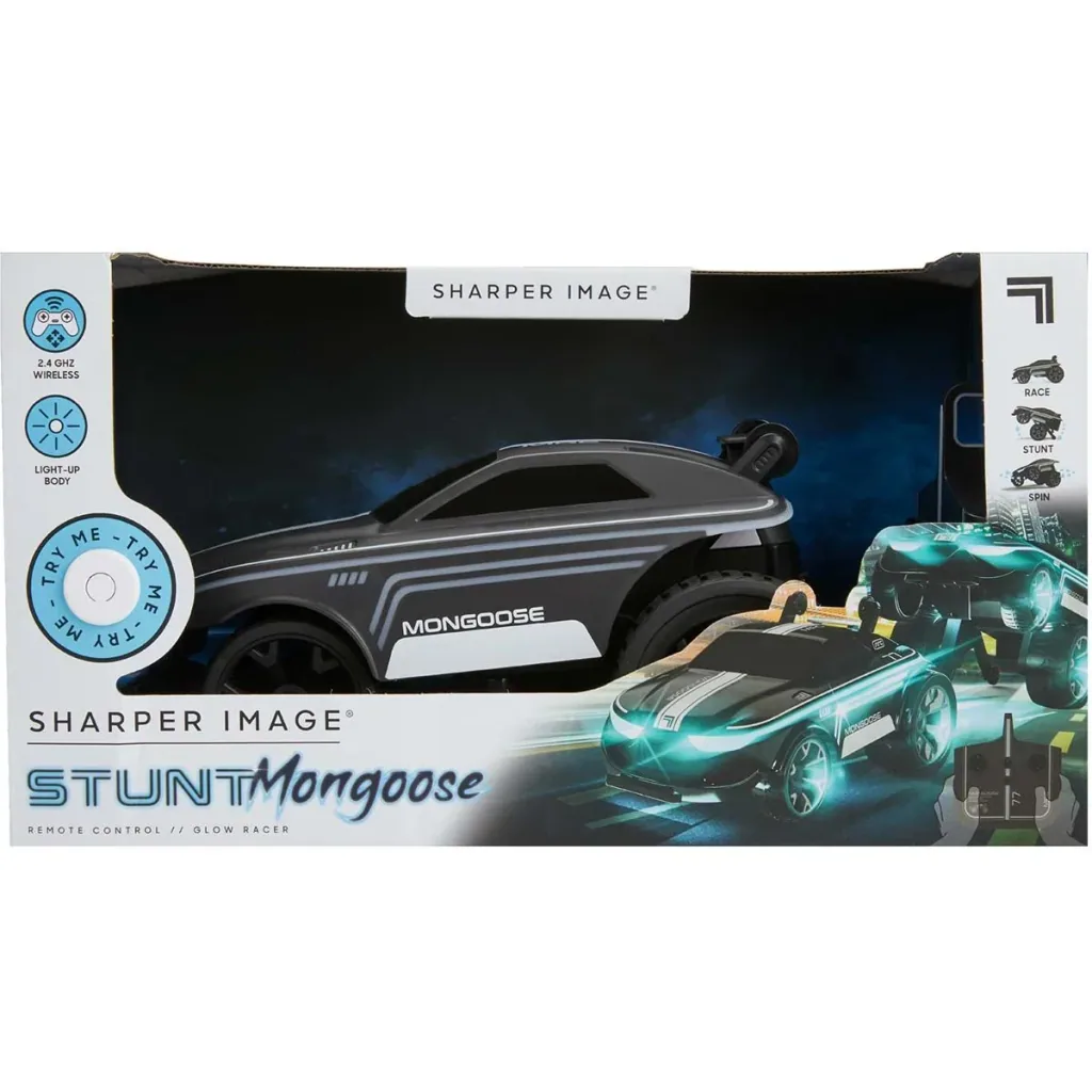 Sharper Image RC Mongoose Luftschiff Stunt Car - Mit LED
