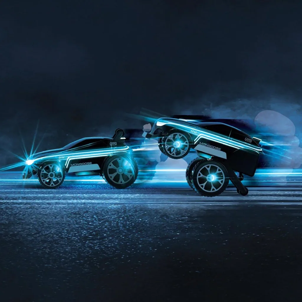 Sharper Image RC Mongoose Luftschiff Stunt Car - Mit LED