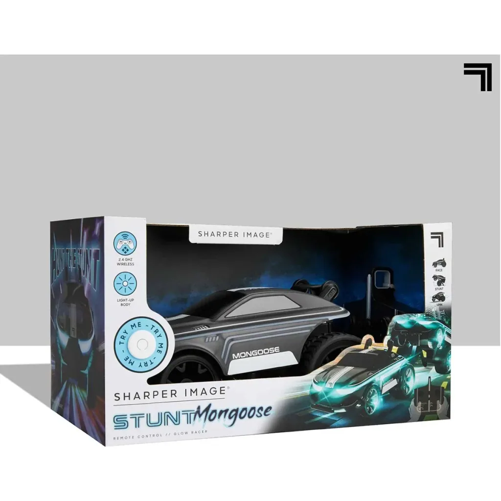 Sharper Image RC Mongoose Luftschiff Stunt Car - Mit LED