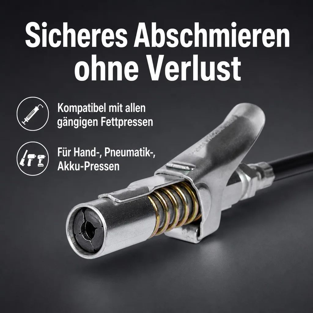 Spezialkupplung für Fettpressen