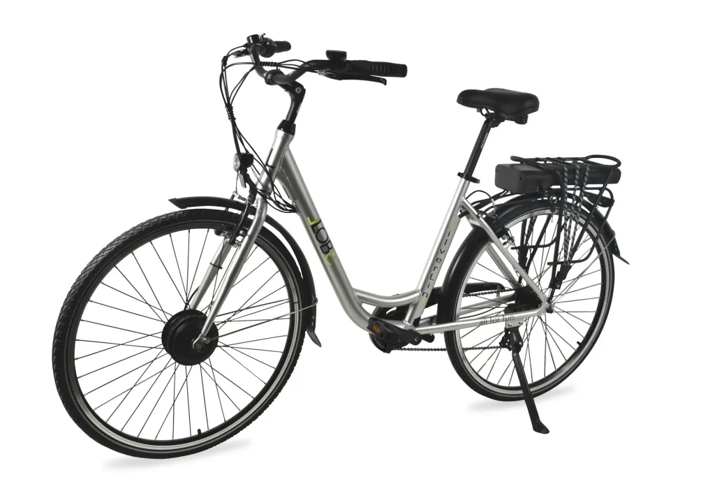 Unisex City-E-Bike, 28 Zoll, Rahmenhöhe 50 cm, 7 - Gang Nabenschaltung, silber, SilverLine, 10 Ah