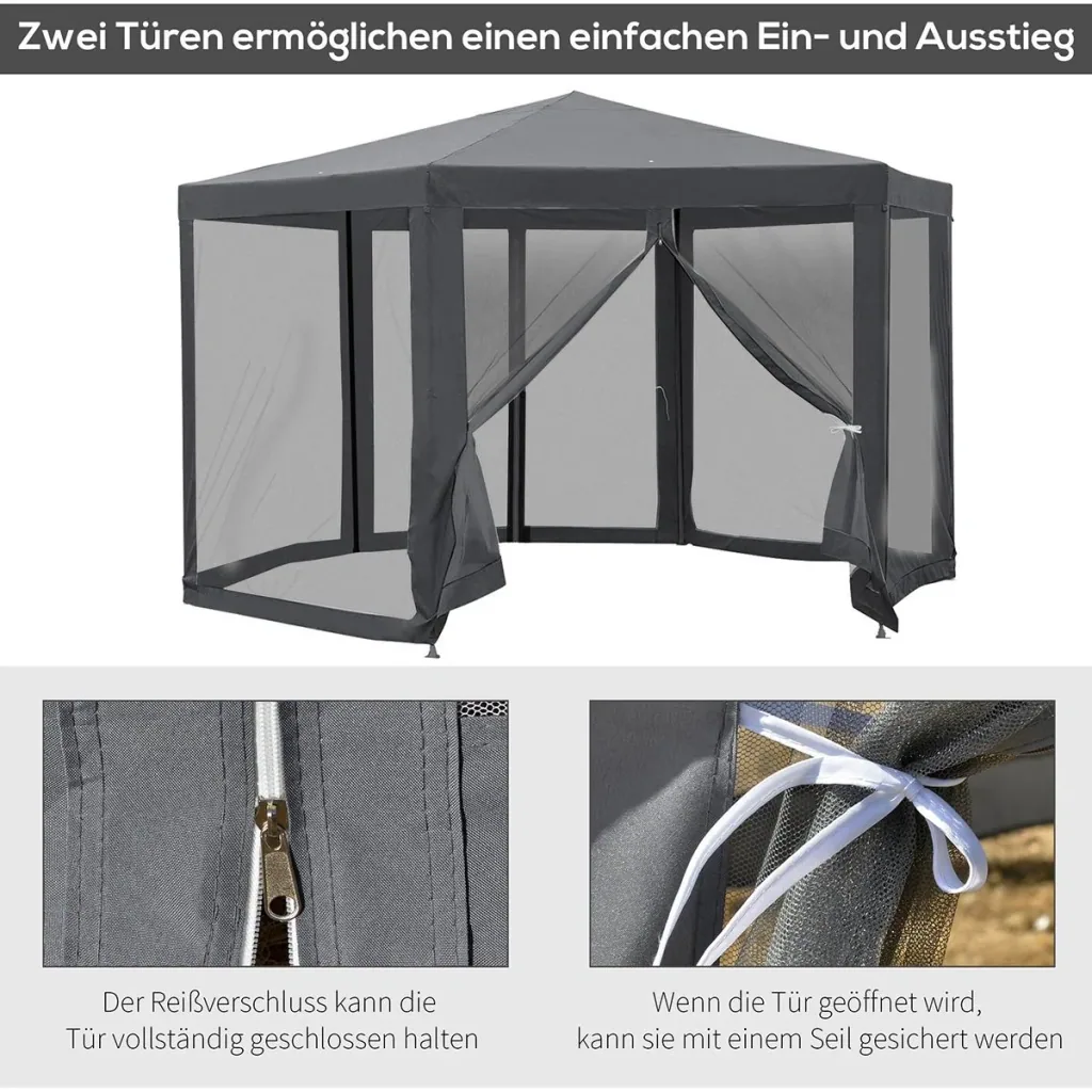 Pavillon Gartenpavillon mit Moskit