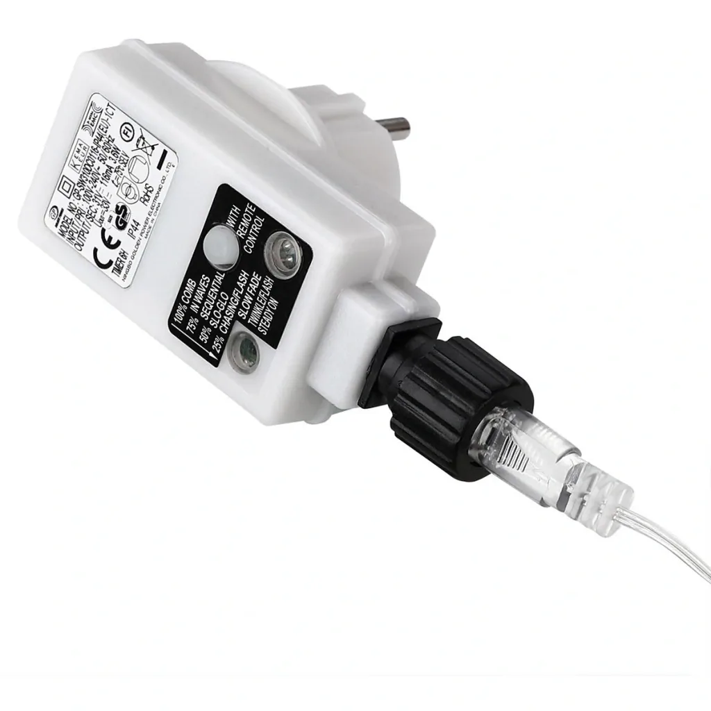 Lichterkette Weihnachten Eiszapfen 40 LED's 10,4m