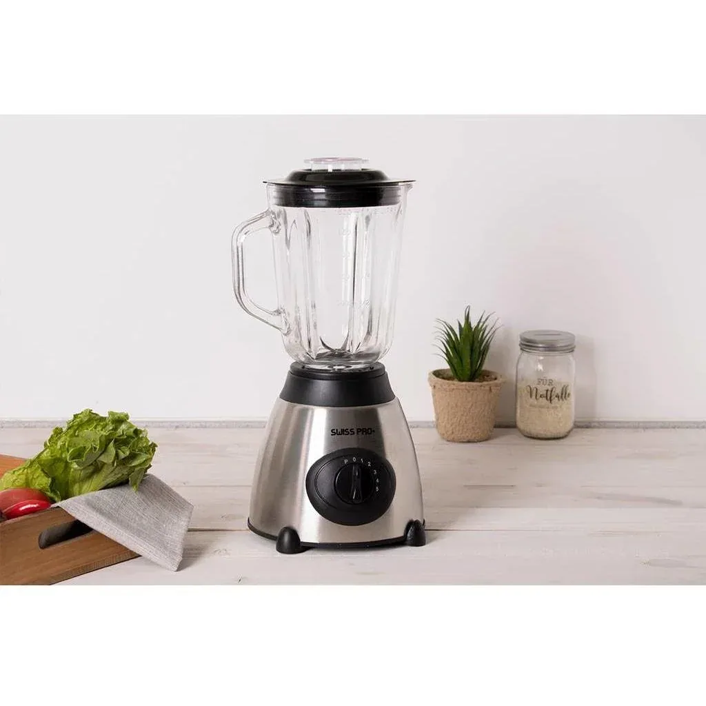 Mixer - 5 Geschwindigkeiten - 1.5L - 1000W - Edelstahl