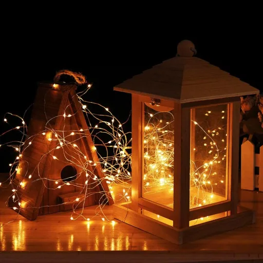 Weihnachtsbeleuchtung - 20 LED - Warmweiß - 95 cm