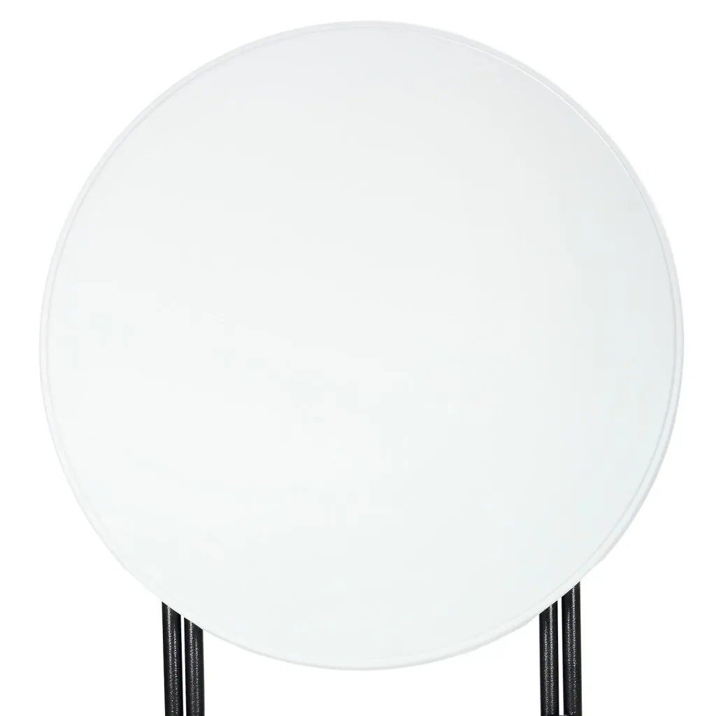 Bartbare Kunststoffklappbar Ø80cm weiß