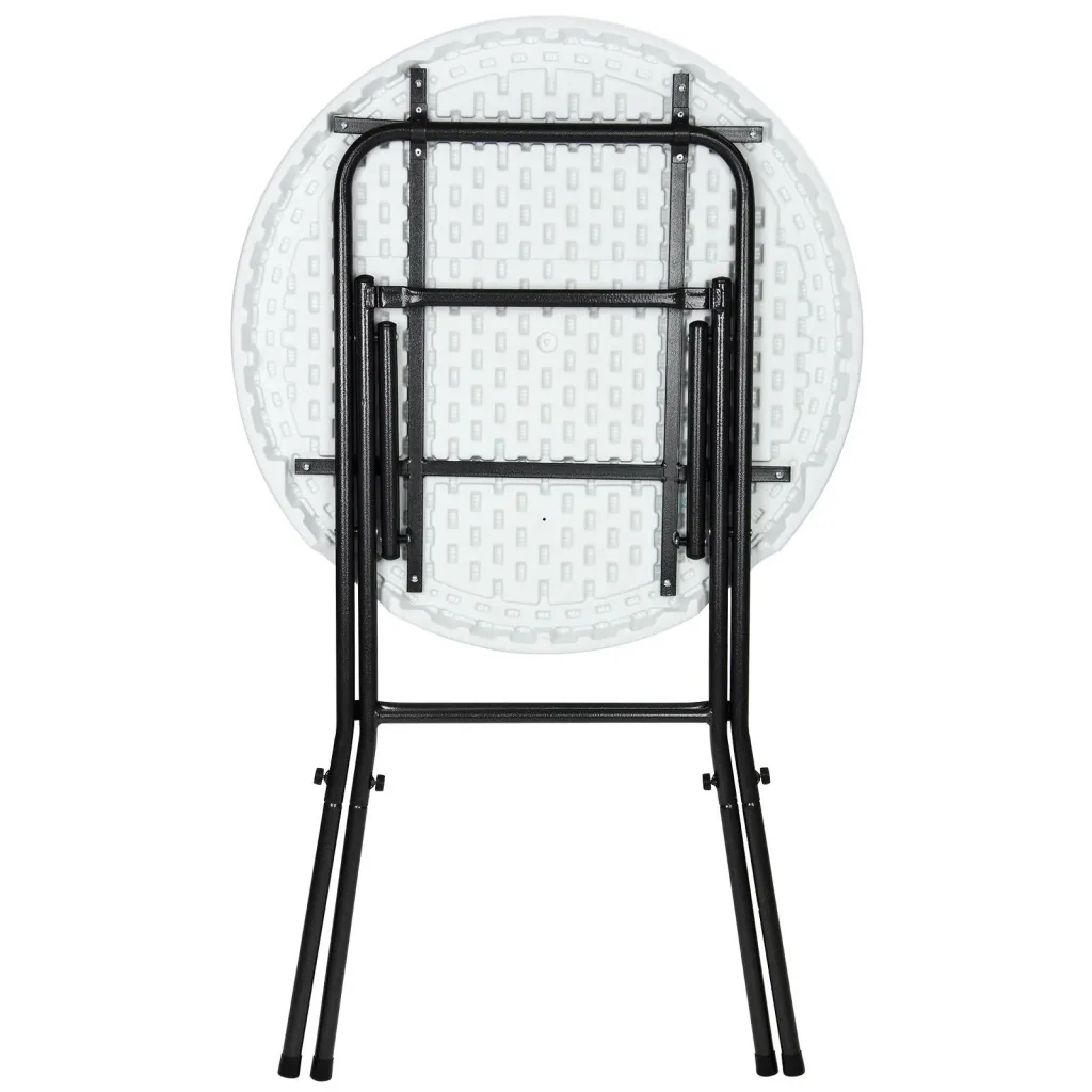 Bartbare Kunststoffklappbar Ø80cm weiß