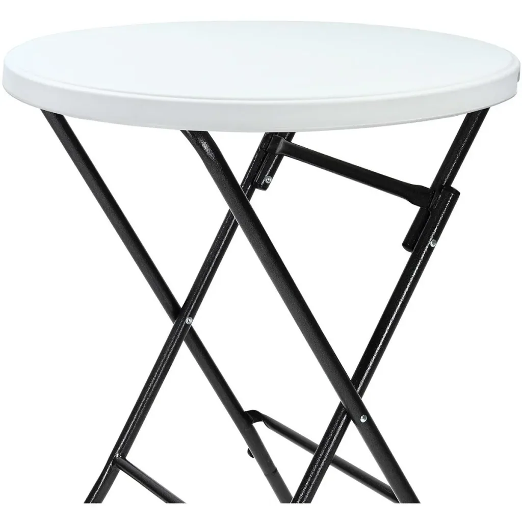 Bartbare Kunststoffklappbar Ø80cm weiß