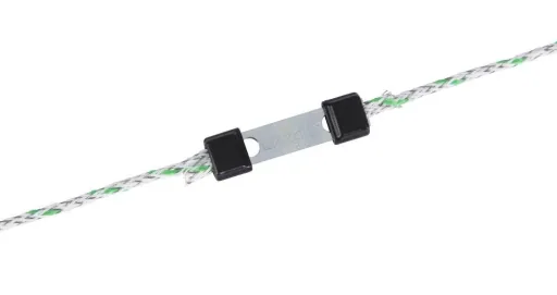 Weidezaunlitze Premium Ultra, 2,5 mm, 400 m, weiß/grün