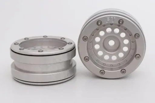 Beadlock Wheels PT-Bullet Silber/Silber 1.9 (2 St.)