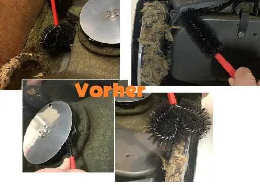 Bürstenset für Rasenmäher und Robotmäher