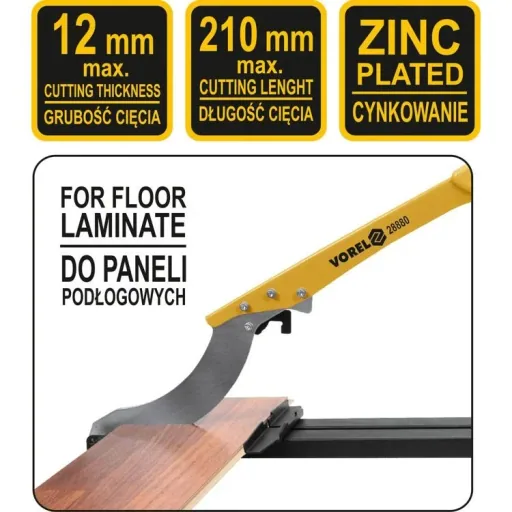 Laminatschneider - maximale Schnittbreite 210mm