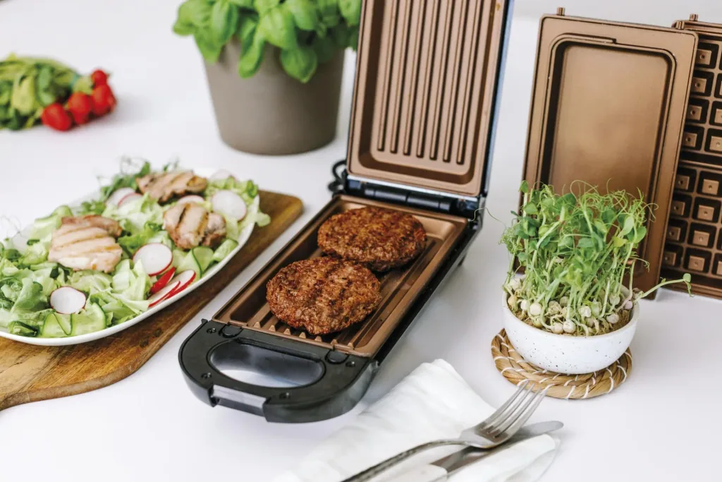Copperline Flipswitch Multifunktionsgrill, 800 W inklusive Rezeptheft