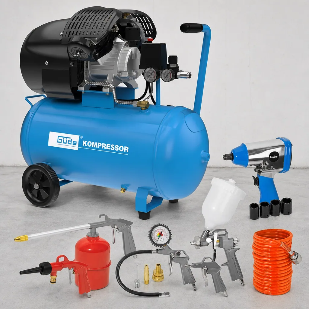 Kompressor-Set 405/10/50, 15-teilig