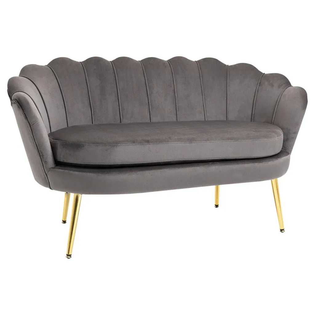 2-Sitzer Stoffsofa Zweisitzer Loungesofa mit weichen und großzügigen Kissen Polstersofa Sitzmöbel Polstermöbel Designsof